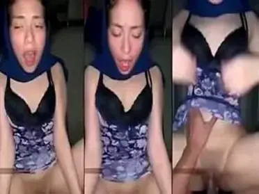 Jilbab Biru Desahan yang Tidak Bisa Dilupakan, Audio yang Sama Viralnya dengan Visual poster